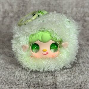 YOOKi Fuzzy Lamb Mystery Plush Keychain Mint Green Rare HTF